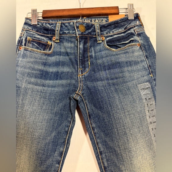 American Eagle Outfitters Denim - American Eagle Outfitters Size 2 Short Women's Dark Blue Skinny Jeans